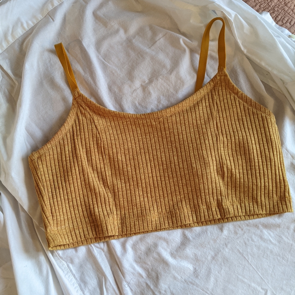 Aerie ribbed crop bralette